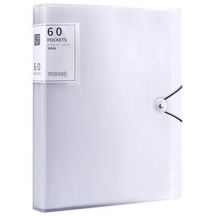 A4资料册文件夹透明插页琴谱夹乐谱夹试卷收纳册袋学生奖状孕检报告单档案产检夹子办公用收集册大容量装订