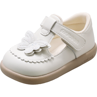 牧童宝宝小皮鞋2026春季新款女童软底公主鞋1-3岁甜美小女孩单鞋