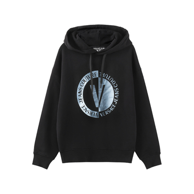 范思哲加绒连帽长袖卫衣运动衫