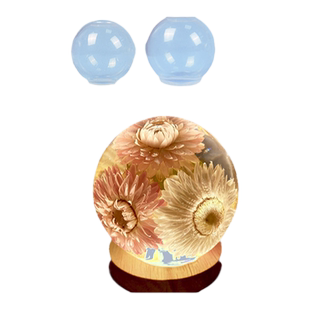 仙菲梦滴胶模具高透球体圆球一体免打磨硅胶模具diy饰品树脂模具