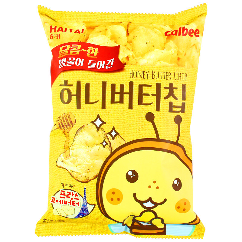 蜂蜜黄油薯片韩国薯片海太脆片
