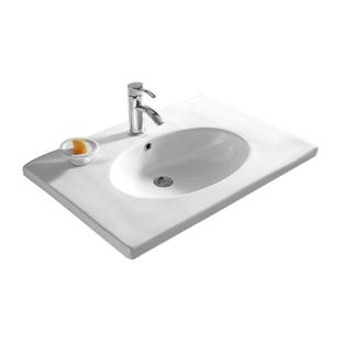 箭牌陶瓷一体式台盆台上盆浴室单孔柜盆洗头盆大肚AP391E/348/390