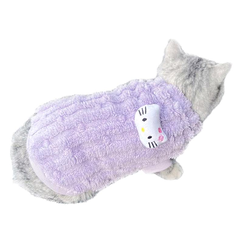 猫咪衣服冬季保暖防掉毛布偶蓝猫