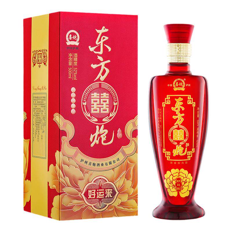 东方喜炮52度6瓶整箱装国产白酒