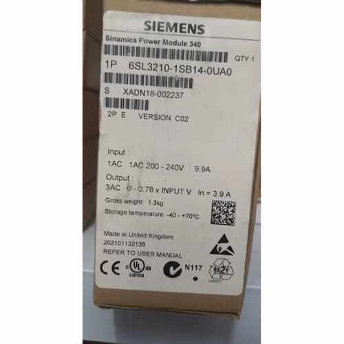 议价6SL32101SB140UA0西门子S120变频器0.75千瓦6SL3210-1SB14-0U
