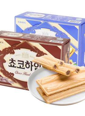 韩国进口奶油夹心条巧克力榛子