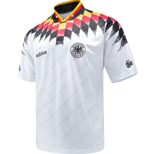 Adidas阿迪达斯足球服德国1994世界杯主场球迷版复刻球衣男JN3705
