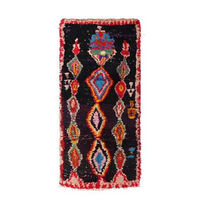 手工编织纯棉客厅床边毯现货a