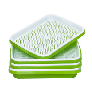 育苗盘芽苗菜阳台种菜盆水培蔬菜豆芽无土栽培育小麦蒜苗种植托盘