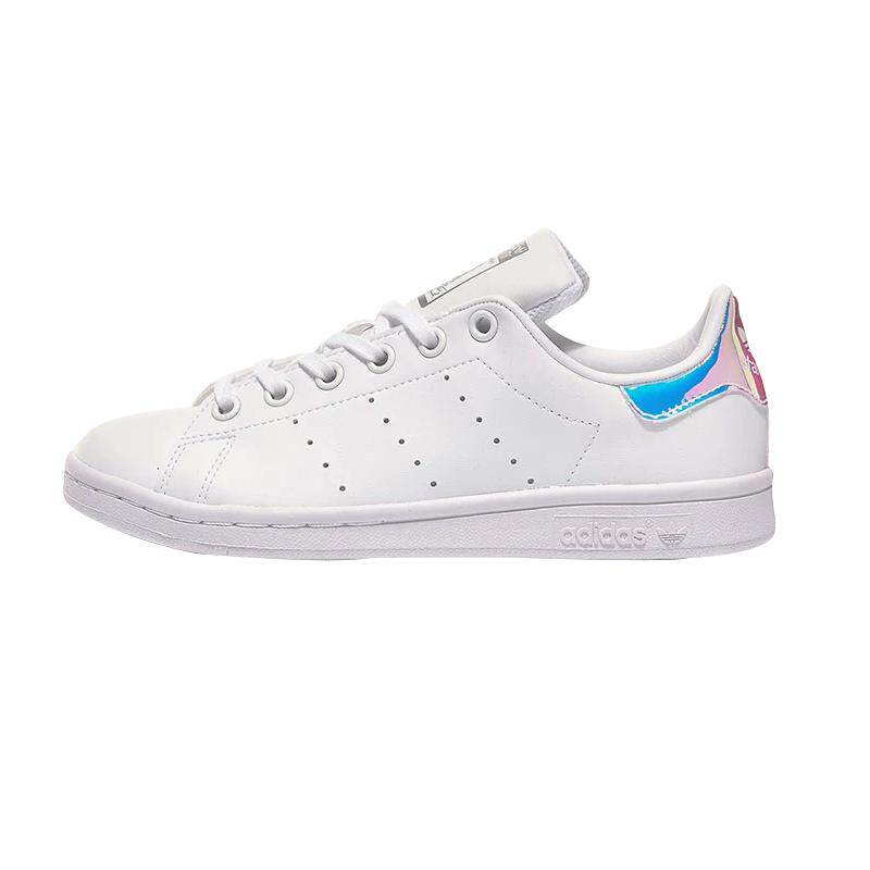 【自营】Adidas/阿迪达斯STANSMITH三叶草板鞋系带球鞋白色FX7521