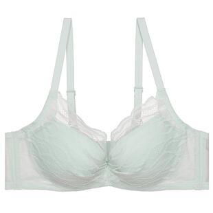 爱美丽IMIS内衣女大胸显小蕾丝收副乳防下垂薄款文胸罩IM12BIL1