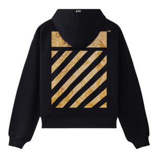 OFF-WHITE™ 情侣装新款宽松连帽卫衣连帽衫