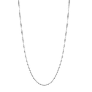 S925银项链女学生无吊坠锁骨链盒子细链裸链素链蛇骨链小众高级感