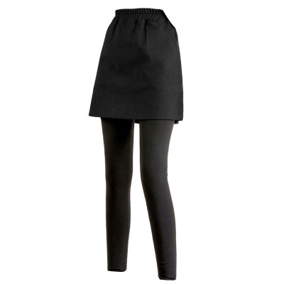 毛呢包臀纯棉打底裤薄款加绒加厚