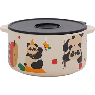 便携保鲜碗密封带盖的陶瓷碗减脂餐专用饭盒上班族2025新款便当盒