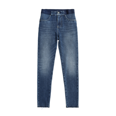 PRTH零压弹提臀牛仔裤女小个子2021春夏款显瘦显高紧身蜜桃瑜伽裤