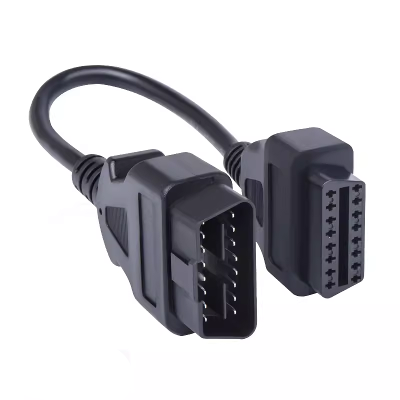 汽车卡车OBD延长线公对母16芯通电16PIN OBD2诊断工具审车连接线