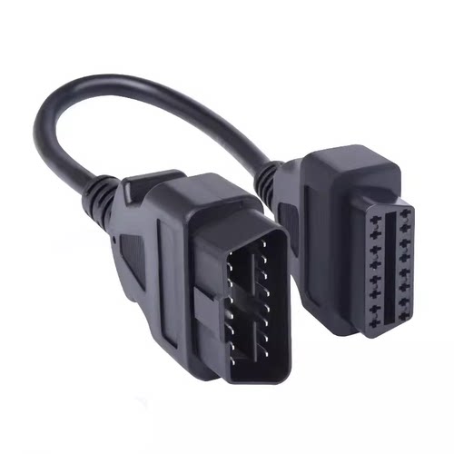 汽车卡车OBD延长线公对母16芯通电16PIN OBD2诊断工具审车连接线