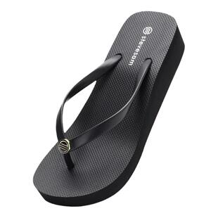 Stevesam2026新款人字拖外穿女夏厚底坡跟海边防滑防臭时尚凉拖鞋