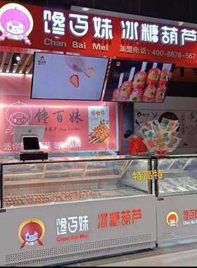 网红风冷迷你小串冰糖葫芦厚切炒酸奶展示柜冰柜冰淇淋冷藏冷冻柜