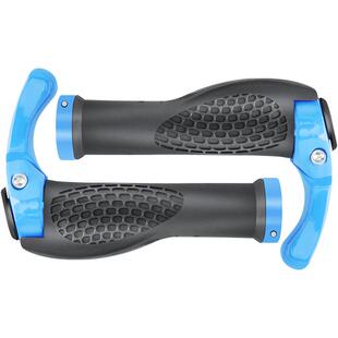 自行车把套通用山地车副把手套牛角手把套单车握把套橡胶手柄配件