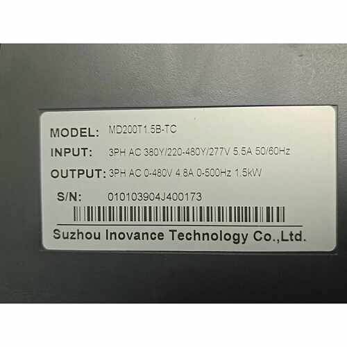 询价下单汇川INOVANCE变频器 MD200T1.5B-TC