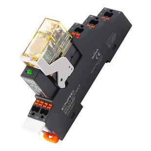 恩爵小型薄款RJ1S中间继电器24v直流电磁式代替和泉RJ2S 交流220v