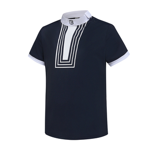 Marcel Bisset 儿童短袖马术比赛T恤夏季马术男女童骑马装T恤 128