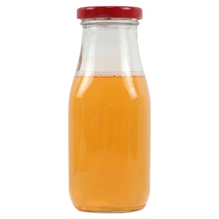 现货玻璃瓶透明饮品瓶鲜奶瓶牛奶瓶子带盖酸奶分装瓶奶茶瓶饮料瓶