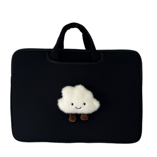 可爱云朵小众设计高颜值手提电脑包包防摔防震笔记本平板ipad收纳包13/14寸手提11寸平板包15.6寸苹果内胆包