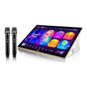 音创2025新款家庭ktv点歌机触摸屏一体机卡拉OK唱歌机带话筒家用
