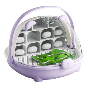 蚕宝宝太空养育舱养蚕别墅观察箱春蚕卵套装小学生养蚕套装送桑叶