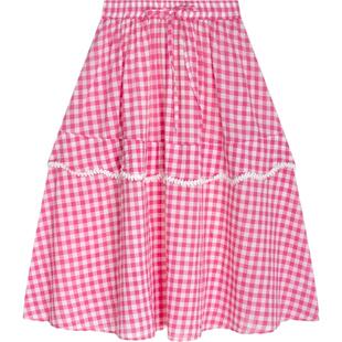 SEE YOU at PIZZA半身裙女2025夏季新款日系可爱休闲裙子499060