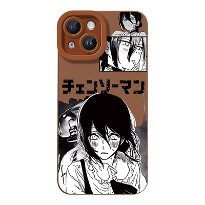 iPhone14手机壳小众VIVOS50软小米17瞳眼华为NOVA15苹果16Plus适用OPPORENO14动漫12ProMax潮酷电锯人一加13T
