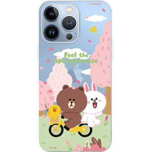 linefriends布朗熊iphone15promax手机壳15pro苹果14透明新款13pro女潮牌12promax可妮卡通11高级感韩国可爱