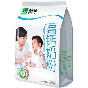 蒙牛全家营养全脂牛奶粉400g高钙高蛋白早餐青少年成长便携小条装