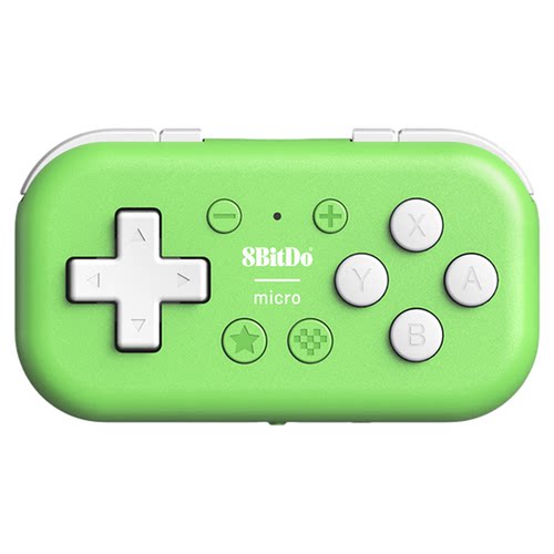 8BitDo八位堂Micro蓝牙迷你小手柄NS无线Switch2安卓平台游戏机便携 PC电脑mac ios苹果手机键盘画画翻页16键