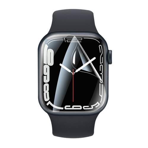 适用iwatch保护膜s11/S10苹果applewatchS8全屏手表盘S7手表S9新款水凝膜watch6全包se3屏幕ultra贴膜钢化膜5