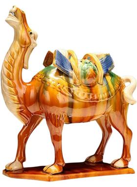 丝绸之路仿真骆驼雕塑摆件模型