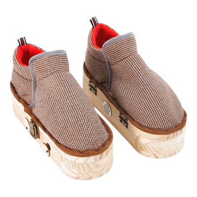 可行走艾灸鞋养生脚部靴理疗盒