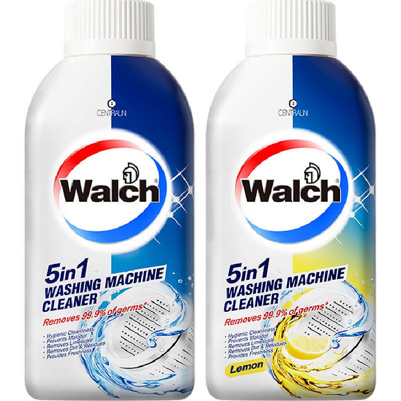 威露士洗衣机槽清洁剂柠檬+原味2瓶装强力杀菌除垢免拆免浸泡除臭