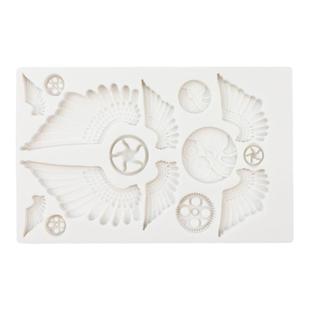 齿轮翻糖硅胶模具工业机械钟表朋克风巧克力模具干佩斯蛋糕装饰