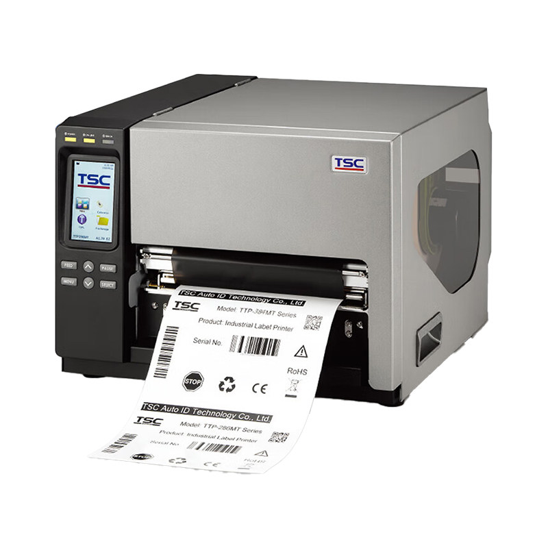 TSC TTP-2610MT宽幅工业标签打印机不干胶A5宽幅6英寸条码打印机哑银纸铜版贴纸热敏热转印固定资产