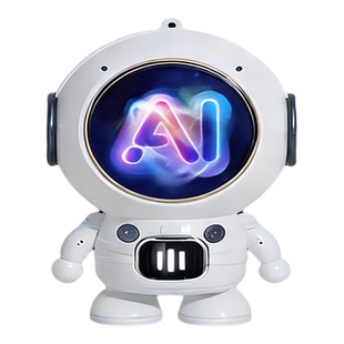 DeepSeek豆包AI助手迷你宇航员机器人蓝牙音箱闹钟智能早教机礼物