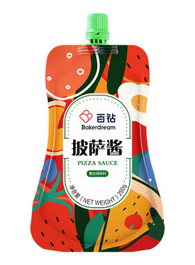 百钻pizza烘焙原料250g披萨酱