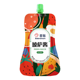 百钻披萨酱 家用番茄酱比萨酱料pizza意大利面调味料烘焙原料250g
