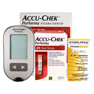 罗氏卓越血糖试纸进口正品精准血糖测试仪家用金采型试纸医用50片