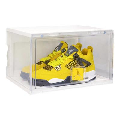 LED声控灯光亚克力透明收纳鞋盒