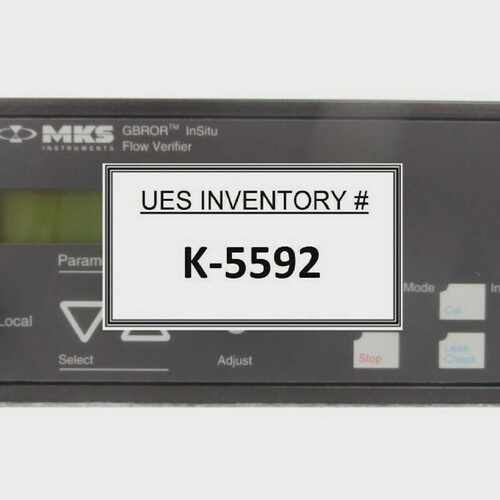 MKS Instruments 123714-G1 GBROR InSitu Flow Verifier CBRORS-