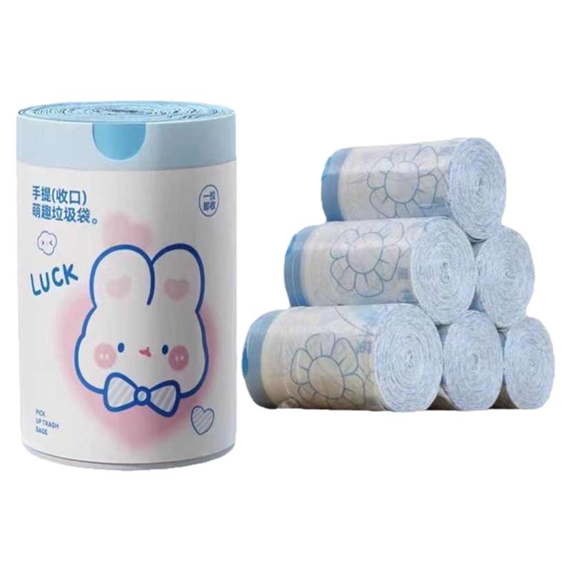 加厚抽绳手提垃圾袋家用大号